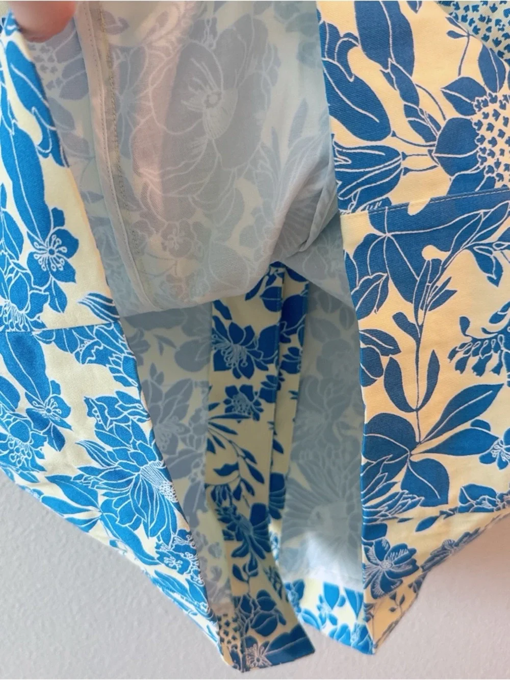 NWT J.CREW BUTTON-FRONT PUFF-SLEEVE MINI DRESS IN BLUE FLORAL